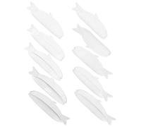 MUCKLILY 5pairs Eyelash Lifting Mold Silicone Pads Self Adhesive Whale Shape Lash Lift Shields for Lash Perm Salon Use Eyelash Curler Pad