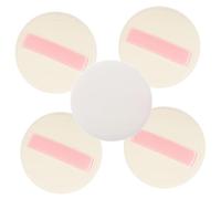 MUCKLILY 5pcs Body Makeup Powder Applicators Comfortable and Reusable Makeup Tools for Face Powder Application Practical Cosmetic Applicators for Girls