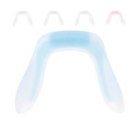 MUCKLILY 5Pcs Soft Silicone Eyeglass Nose Pads Slip Bridge Cushions for Comfortable Durable Replacement Nose for Daily Wear Sports and Professional Use