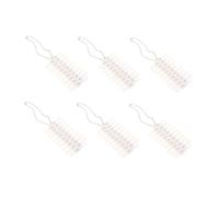 MUCKLILY 6 Sheets Nail Art Display Chart Double-sided Manicure Color Sample Boards with Colors for Salon Practice and Polish Sample Organization