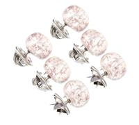 MUCKLILY 6pcs Collar Corsages No Sewing Buttons Sturdy Plastic Stainless Steel Accessories for Women DIY Wedding Decorations Invisible Detachable Design
