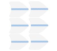 MUCKLILY 6pcs Invisible Thigh, V-Shaped Sweat-Absorbing Elastic Leg Protectors, Friction Prevention for Inner Thighs, Sports Outdoor Use