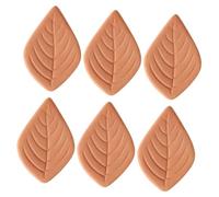 MUCKLILY 6pcs Leaf Shaped Sugar Saver Reusable Softener for Food Storage Containers Unique Design for Keeping Sugar Accessory