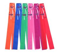 MUCKLILY 6pcs Ninja Headbands for Karate and Sports Breathable Cloth Samurai Headband for Students Comfortable Multipurpose Head Wraps for Training and Costume Parties