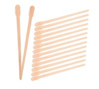 MUCKLILY 800Pcs Wooden Hard Wax Sticks for Hair Removal - 88Mm Flat Oval Face, Nose, Lip Wax Applicator Spatulas - Single Use Body Waxing Wood Applicators for Spa and Home Use
