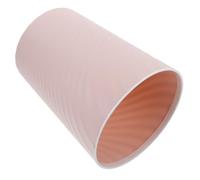 MUCKLILY 8l Plastic Trash Can with Large Opening and Easy to Use Design, Simple Style Waste Container Suitable for Bedroom and Hotel Use, Practical Pink Dustbin for Home or Office