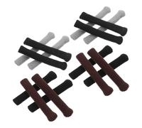 MUCKLILY 8pairs Soft Glasses Temple Covers Slip Ear Grips Pads for Eyeglasses Temple Sleeves Ear Cushions Behind The