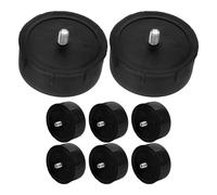 MUCKLILY 8pcs Cat Scratching Post Replacement Plugs for DIY Repair, Universal Compatibility Plastic and Metal Caps, Ensures Stable Connection for Cat Climbing Tree Frame Tubes in Modern