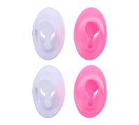 MUCKLILY 8pcs Nail Polish Display Rack Silicone Spill Bottle Holder for Nail Care Holder Manicure Stand and Organization