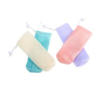 MUCKLILY 8pcs Thick Soap Pouch Lathering Saver for Bar Soap Homemade Facial Use in Shower Bath