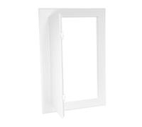 MUCKLILY Abs Small Hinged Access Panel Cover 200x300mm White Plastic Inspection Door for Drywall Ceiling Wall Electrical Plumbing Maintenance