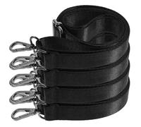 MUCKLILY Adjustable Elastic Horse Blanket Leg Straps Black Colour with Buckle 4pcs Sturdy Nylon Material Suitable for Horse Blanket Fixing and Daily Use