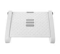 MUCKLILY Adjustable Foot Stool Roller Massage Footrest Stool Plastic Non-Slip Strong Load-Bearing Pressure Resistant Footrest for Sitting at Home Office