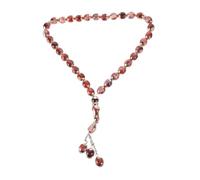 MUCKLILY Bead Acrylic Muslim Prayer Beads Bracelet Lightweight Rosary Accessories for Ramadan Worship and Islamic Events Comfortable Touch Portable Religious Meditation Tool Random Color