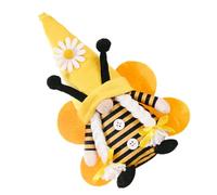MUCKLILY Bee Festival Gnome Doll with Wings, Cloth Small Decorative Figurine for Party Decorations and Home Décor Accents, Creative Bee Ornament for Seasonal Celebrations