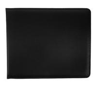 MUCKLILY Black Disabled Certificate Protector Disability Card Protection Cover with Multiple Card Slots Lightweight Wear-Resistant Easy to Carry Pu PVC Wallet for Shopping Mall and School