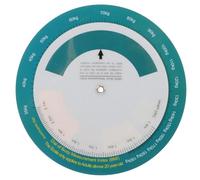 MUCKLILY Bmi Quick Look Wheel Plastic Body Weight Chart for Home and Gym Use, Easy Access Time Saving Tool with Male and Female Obesity Index Chart