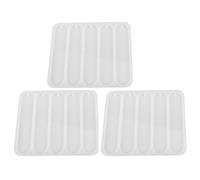 MUCKLILY Bookmark Silicone Mould, Mold for Resin Casting 3pcs Silicone Rectangle with Easy Demolding and Sturdy Material, for Crafting and School Decoration Projects