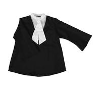 MUCKLILY Boy Girl Lawyer Costume for Boys Professional Judge Outfit with Robe Gavel and Wig for Halloween School Performances and Themed Parties
