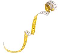 MUCKLILY Braille Ruler Measuring Tape 1.5M Soft Flexible Blind Measuring Accessory Tactile Learning Tool for Visually Impaired Users