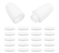 MUCKLILY Breakaway Clasps and Not Easy to Deform or Break Easy to Operate Plastic 50pcs White for Necklace and Bracelet Making for DIY Crafts and Jewelry Projects