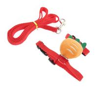 MUCKLILY Bunny Leash Set Bunny Harness Leash Breathable and Easy to Put and Take off Nylon and Plush Lovely Fashion Style for Taking Pictures Small Pet Use