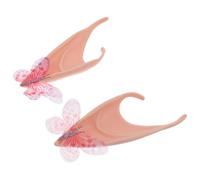 MUCKLILY Butterfly Fairy Ears Prop for Cosplay Party Photo Shoots | Latex Decorative Prop, Reusable and Not Easy to Break, Prom Looks and Fairy Costume