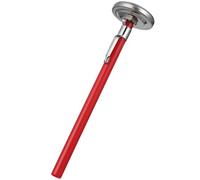 MUCKLILY Car Thermometer inside Mechanical Car Clock and Thermometer Red Dashboard Accessory Battery Easy to Install