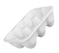 MUCKLILY Ceramic Egg Storage Tray Capacity Fridge Organizer Safe Eco-friendly Kitchen Egg Holder for Household Fresh Food Storage