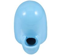 MUCKLILY Ceramic Pet Water Cup for Small Pets with Prevent Biting and Anti Tipping Features, Blue Colour, Lovely Shape Design, Practical for Outdoor Use and Daily Feeding
