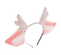 MUCKLILY Christmas Reindeer Antler Headband Deer Ears Costume Party Accessory for Xmas Holiday Decor Fun Animal Ears Headpiece
