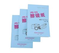 MUCKLILY Cleaning Paper Removes Grease for Microscope Users for Microscope 300 Sheets White Lens Wipe Paper with Convenient Booklet Design