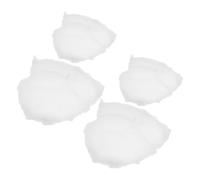 MUCKLILY Cloud Serene and Peaceful Atmosphere Hanging Decorations Cotton 4pcs for Ceiling White Realistic Design and Natural Simulation, to Create for Wedding, Party, and Home Décor