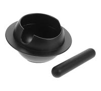 MUCKLILY Coffee Knock Box with Bar, Metal Grounds Bin for Countertop Use | Black ABS and Silicone Build, Ergonomic Handle, Smooth Interior, for Tea Leaves and Paper Filters