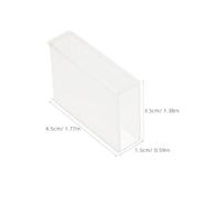 MUCKLILY Comparative Analysis Cuvette 30Mm Sample Spectral Cuvette for -Visible Spectrophotometer Laboratory Use