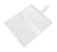 MUCKLILY Credit Card Holder Replacement Binder for Bank Cards and Student Flashcards Compact 3-inch with 3-Slot Design and Buckle Easy to Clean Fits into Backpacks for Students on The Move