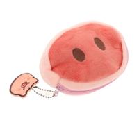 MUCKLILY Cute Pig Nose Coin Purse Mini Plush Zipper Wallet for Women Small Change Pouch Keychain for Travel and Everyday Use Lightweight and Portable