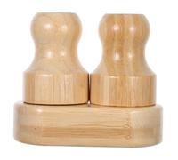 MUCKLILY Cutting Board Oil Wax Applicator with Natural Bamboo Handle Food Grade Mineral Oil for Wooden Boards Ergonomic Round Grip for Butcher Blocks Spoons Kitchen Utensil Care Easy to