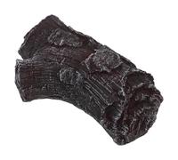 MUCKLILY Decorative Faux Resin Fireplace Logs with LED Artificial Flames, 3D Electric Firewood for Indoor Home and Party Decoration, Battery-Operated Fake Fire Logs for Halloween