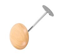 MUCKLILY Detachable Wooden Wall Hat Organizer Rack with Silver Hooks Wall Mounted Baseball Cap Cowboy Hat Holder for Bedroom Closet Entryway and Display