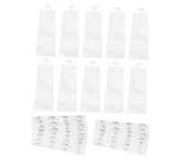 MUCKLILY Disposable 5ml Lotion Bags 15pcs Travel-sized Emulsion Storage Pouches with Suction Mouth and Refill Labels for Portable Cosmetic Sample Dispensing