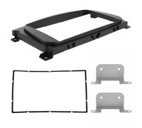 MUCKLILY Double Din Car Audio Mounting Brackets Abs Dash Kit for Compact Car C-max Fusion Vehicle Stereo Panel Trim Dashboard Accessories