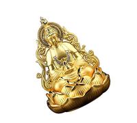 MUCKLILY Double Sided Kwan Yin Car Aroma Diffuser Elegant Figurine Decor Perfume Holder Stylish Car Adornment Fresh Air Enhancer