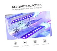 MUCKLILY Dual-Source UV LED Nail Lamp Tube for Gel Curing Fast Drying Nail Gel Dryer Bulb Compatible with UV LED Polish Gentle Light Protects Hands Efficient Salon Manicure Replacement Lamp