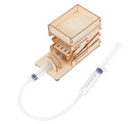 MUCKLILY Educational Hydraulic Lab Jack Platform Toy, Manual Scissor Lift Stand Science Experiment Kit for Stem Learning and Laboratory Play