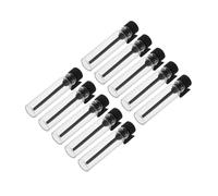 MUCKLILY Essential Oil Sampler Bottles Mini Vials 10Pcs 1Ml Glass Refillable Containers Portable Travel Size for Teen Girls Fragrance Sample Kit Compact and Sturdy