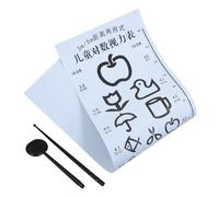 MUCKLILY Eye Chart Wall Poster for Children Testing Break-proof Eye Test Chart Black Rod Standard Test Board and Classroom Use