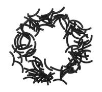 MUCKLILY Eyelash Elastic Universal Curler Silicone Replacement 100pcs Eye Pads with Comfort for Invisible Fit, Black Curler Refills Professional and Daily Makeup, Suitable for Sensitive