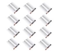 MUCKLILY Fake Eyebrow Stickers Makeup Brow Sticker Temporary Brow 12 Sheets Waterproof Eyebrow Transfers for Beginners Face Makeup Practice