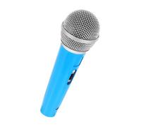 MUCKLILY Fake Microphone Model Lightweight Simulation Mic for Stage Shows Interviews Pretend Play Journalist Prop Portable Accessory for Performances